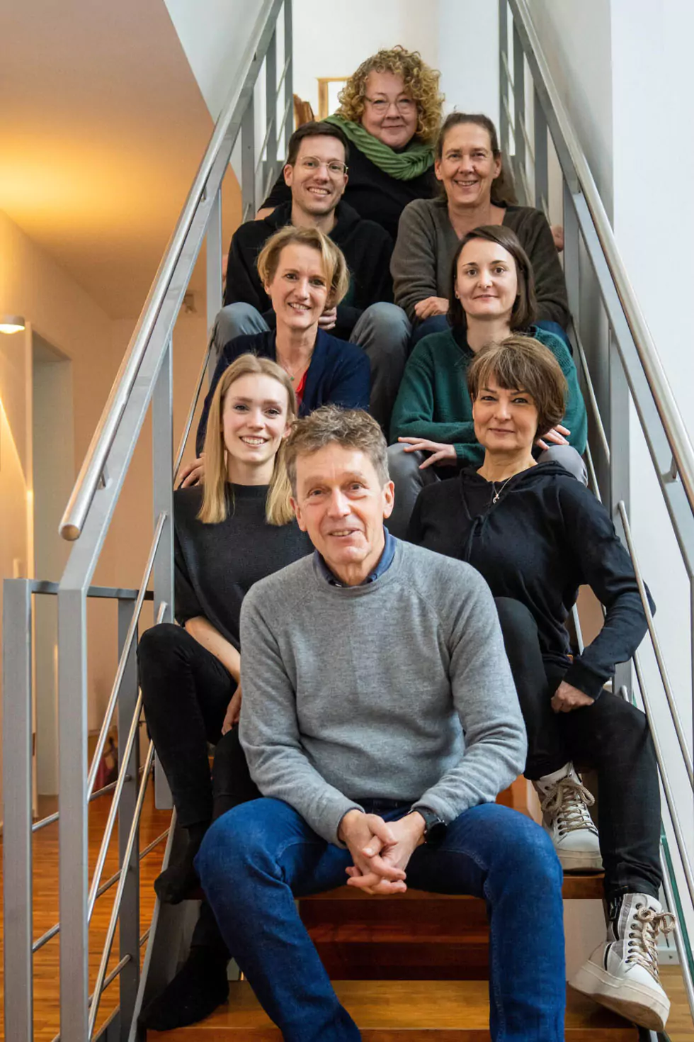 Teamfoto der Praxismitarbeiter